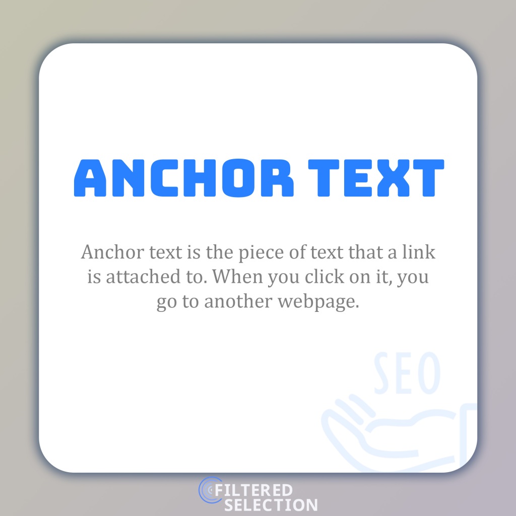 What is Anchor Text in SEO